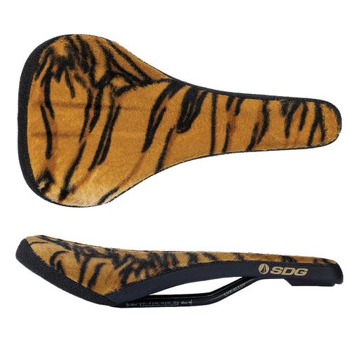 SDG Bel-Air V3 Traditional Saddle, Lux Rails, Tiger Print