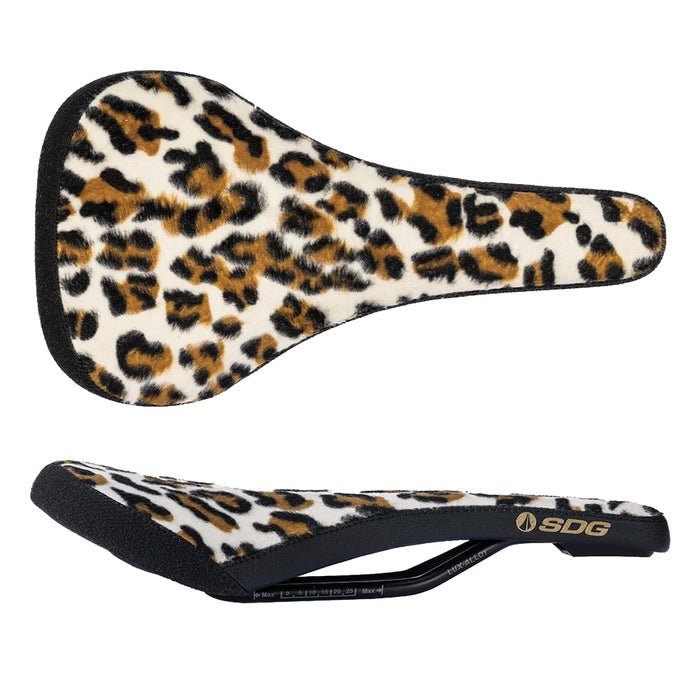 SDG Bel-Air V3 Traditional Saddle, Lux Rails,Leopard Print