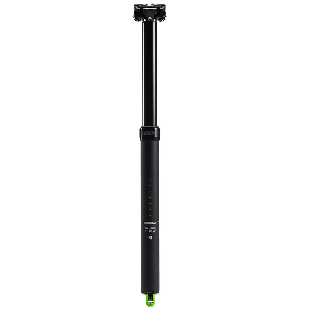 SDG Tellis V2 Dropper Seatpost (75mm) 30.9mm, Black