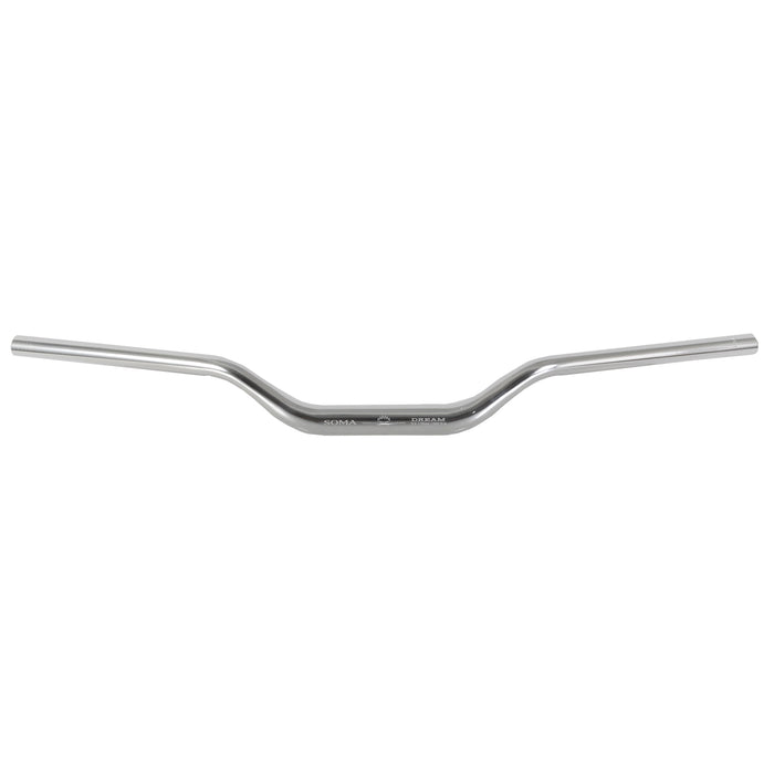 Soma Dream Riser Bar 31.8mm Clamp, 50mm Rise, 780mm Wide - Silver