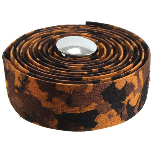 Soma Thick and Zesty Striated Bar Tape, Brown Camo