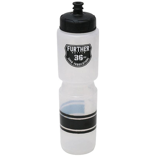 Soma Further 36oz Push/Pull Water Bottle, Clear/Black