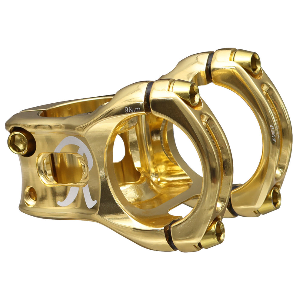 Spank Split 35 Rainier Beer Stem, Gold with Gold Top Cap