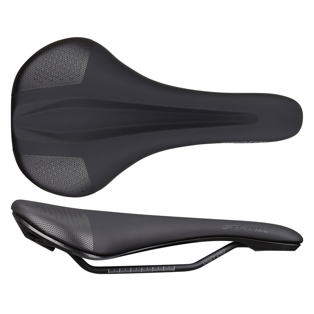 Spank Oozy 280 Saddle, Black/Grey