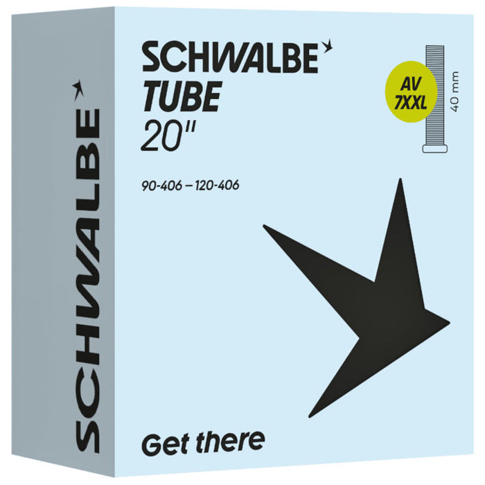 Schwalbe Butyl Tube, 7XXL TR4, 20x3.5-4.8" SV, 40mm