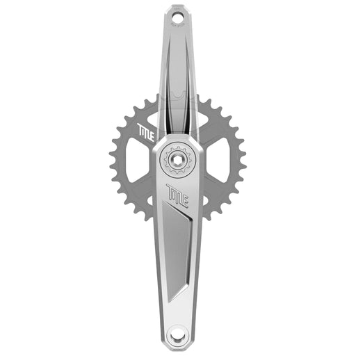 Title CR1 Crankarm Pair(No Spindle), 165mm, Chrome