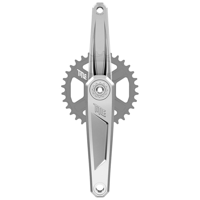 Title CR1 Crankarm Pair(No Spindle), 155mm, Chrome