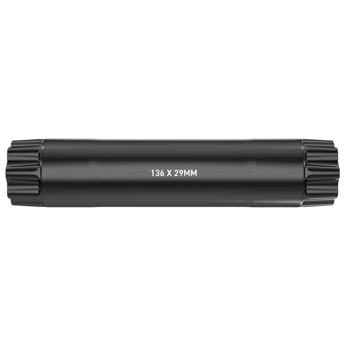Title CR1 Spindle, 136x29mm, SRAM DUB BB only, Black