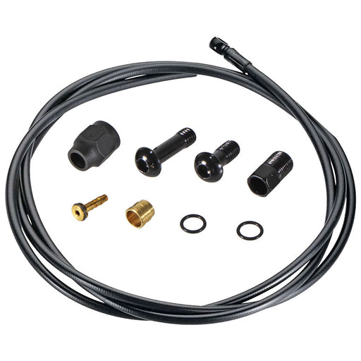 TRP Hose Replacement Kit with Banjo, 5.0 x 2000mm Black
