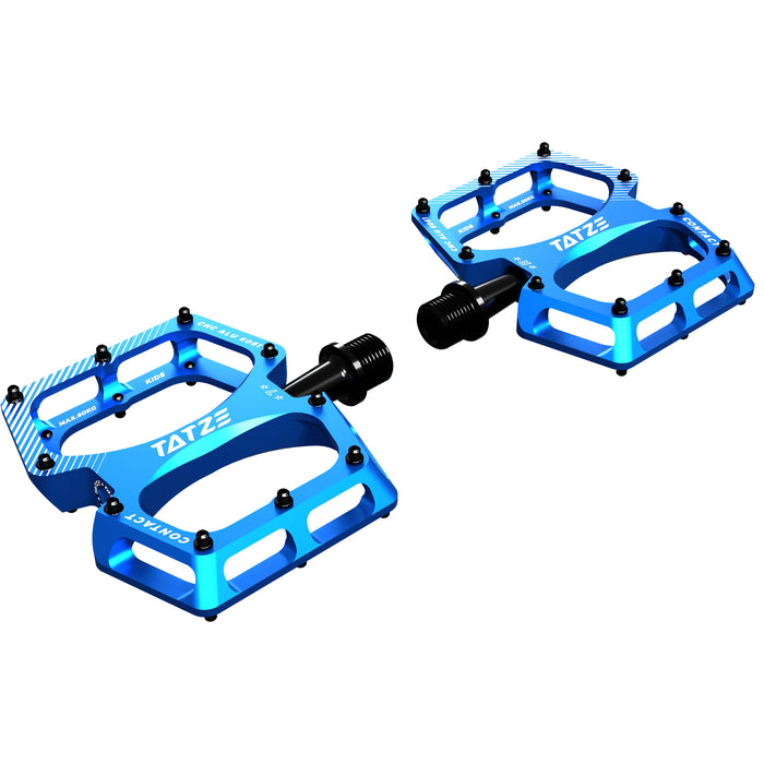 Tatze Contact Kids Platform Pedals - Blue