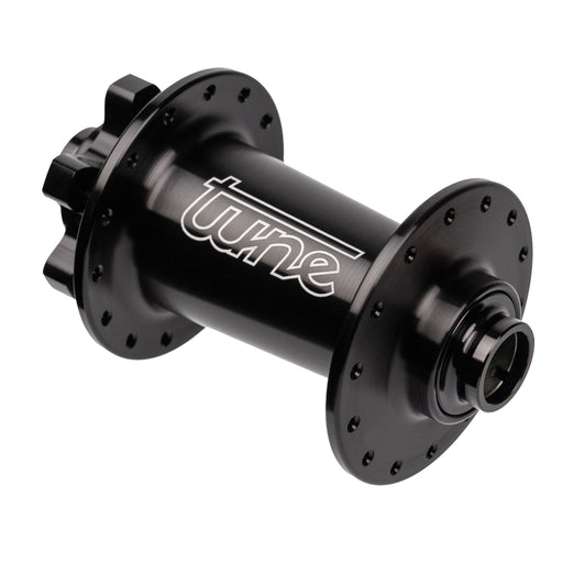Tune Micro Disc Front Hub, 6-Bolt, 28h, 15x110, Black