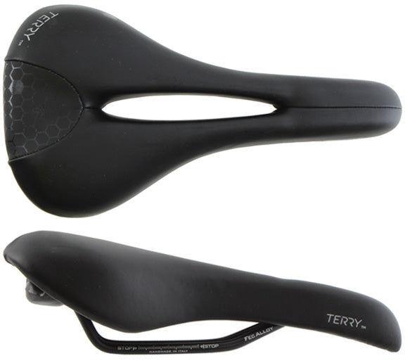 Terry Fly Gel CrMo mens saddle, black