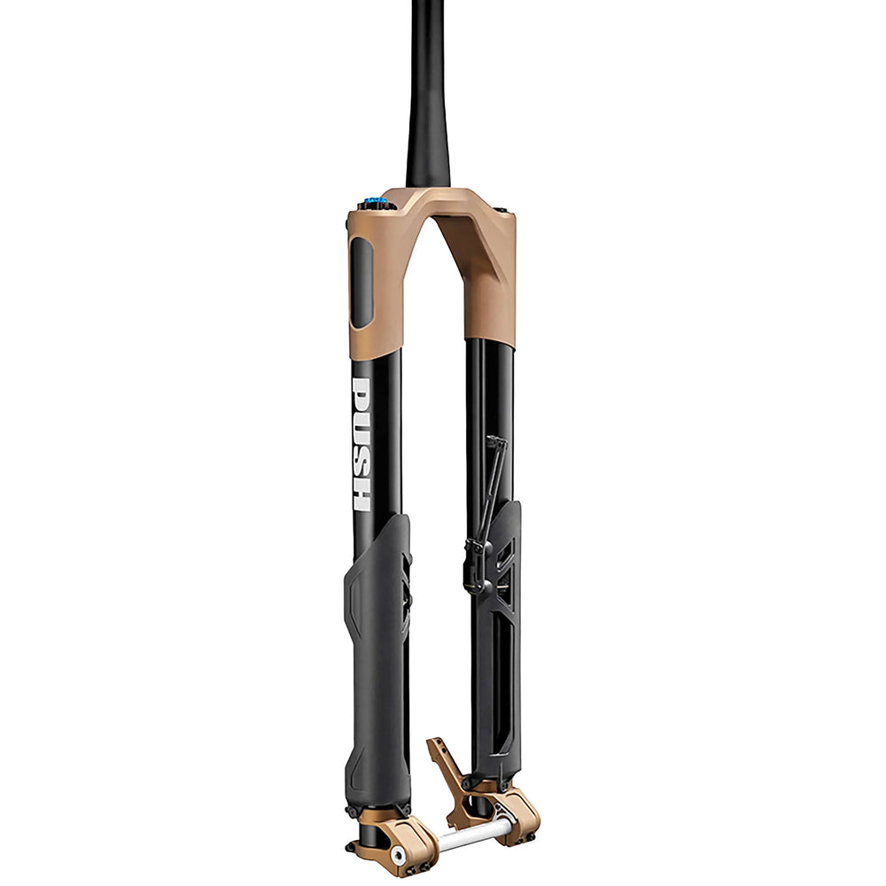 PUSH Industries V2 PUSH 9.1 Fork, 29", 160mm, 55# Spring, Bronze