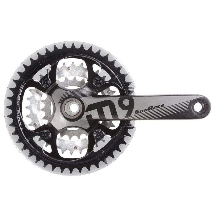 Sunrace FCM954 9sp crankset, 22/32/44t 175mm black