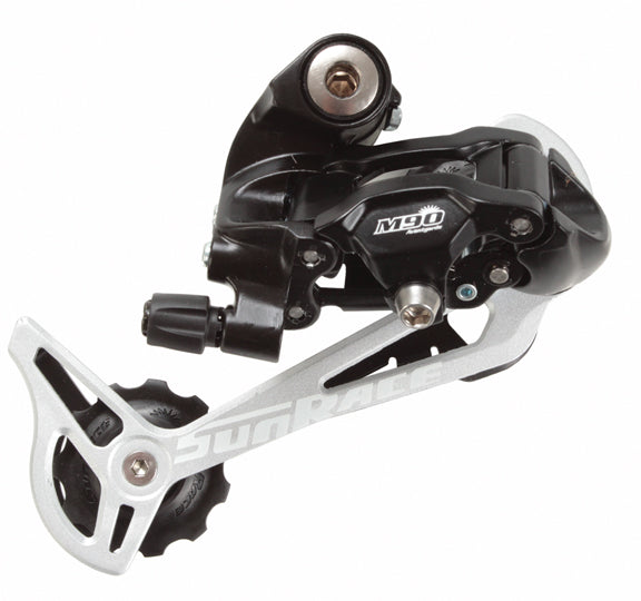 Sunrace RDM97 9sp Rear Derailleur, Long Cage - Black/Grey