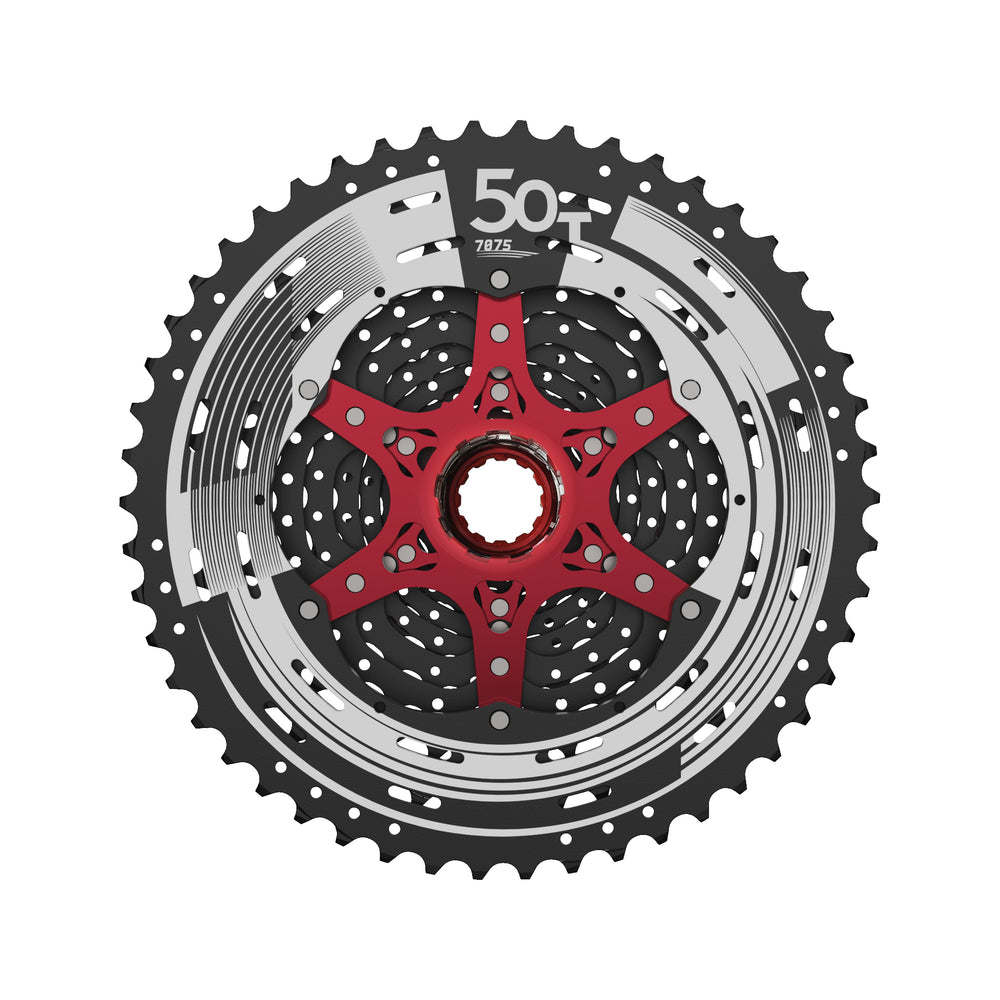 Sunrace CSMZ90 12sp Cassette, 11-50t - Black HG freehub