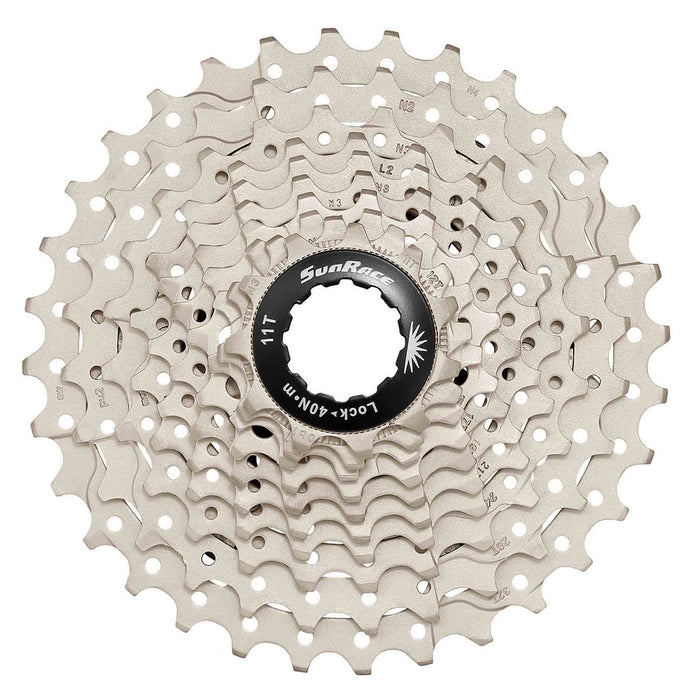 Sunrace CSRS1 10sp Cassette, 11-28t - Silver