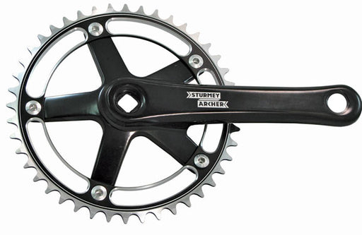 Sturmey Archer FCT66 Track crankset, (JIS) 46t 170mm - black