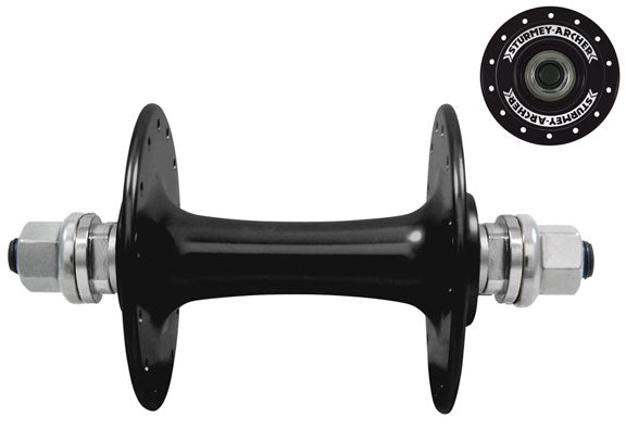 Sturmey Archer Track front hub, 32h - black anodized