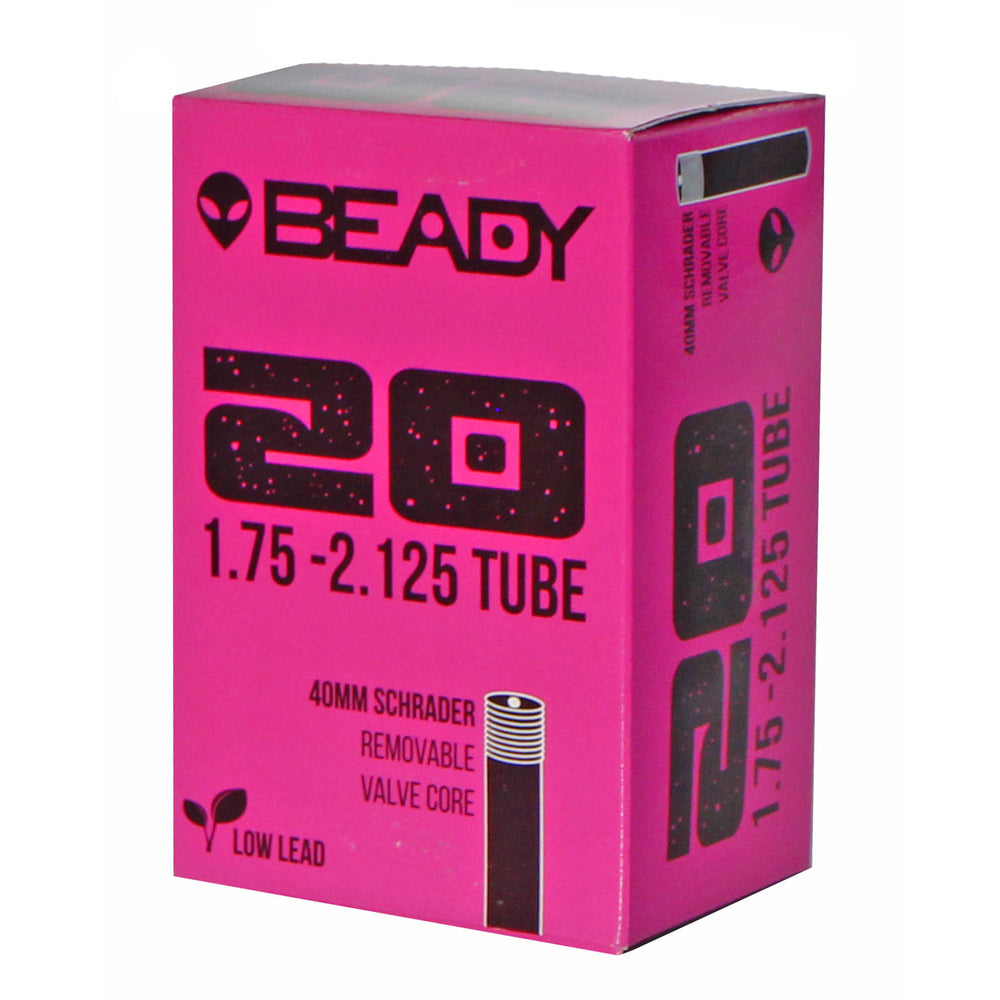 Beady Butyl Tube, 20x1.75-2.125" Schrader Valve 40mm