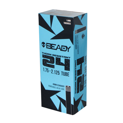 Beady Thorn Resistant Tube, 24x1.75-2.125" Schrader Valve 40mm