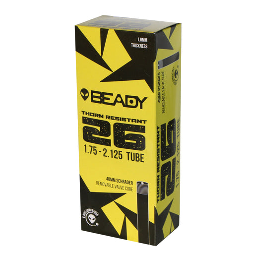 Beady Thorn Resistant Tube, 26x1.75-2.125" Schrader Valve 40mm