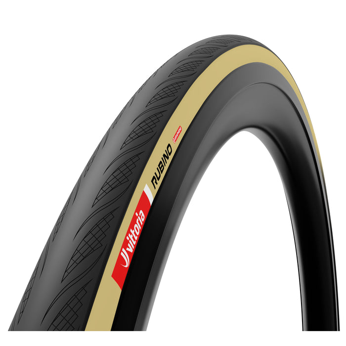 Vittoria Rubino V Tire - 700 x 28, Tubeless, Folding, Black/Tan, 1C Graphene + Silica, G2.0