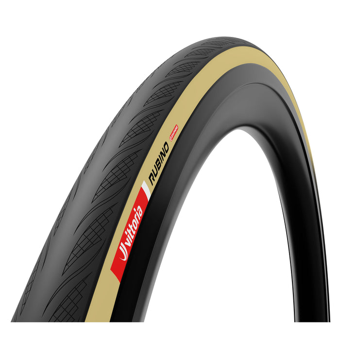 Vittoria Rubino V Tire - 700 x 32, Clincher, Folding, Black/Tan, 1C Graphene + Silica, G2.0