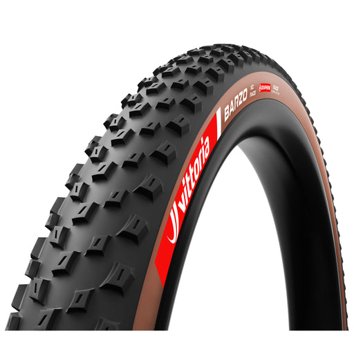 Vittoria Barzo XC Race Tire - 29 x 2.40, Tubeless, Folding, Black/Brown, Race Graphene + Silica