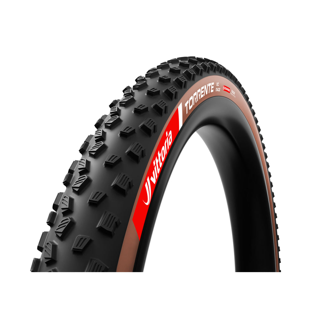 Vittoria Torrente XC Race Tire, TLR, 29x2.4, Brown