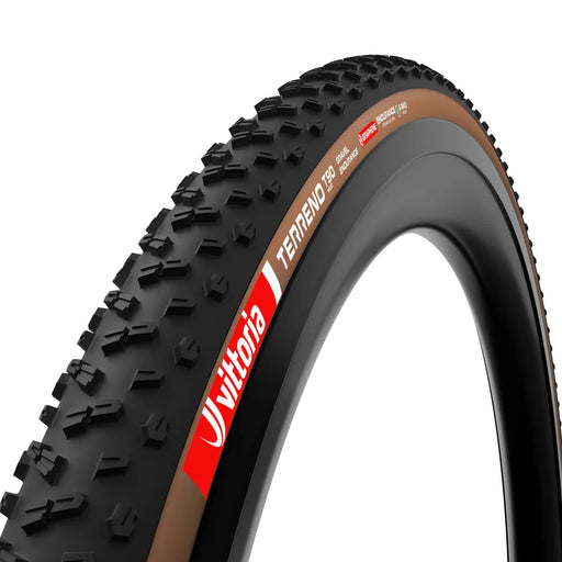 Vittoria Terreno T90 Mud Tire - 700 x 40, Tubeless, Folding, Black/Brown, Gravel Endurance, Graphene, G2.0