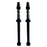 Vittoria Multiway Tubeless Valve Alloy Black 80mm (Pair)