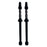 Vittoria Multiway Tubeless Valve Alloy Black 100mm (Pair)