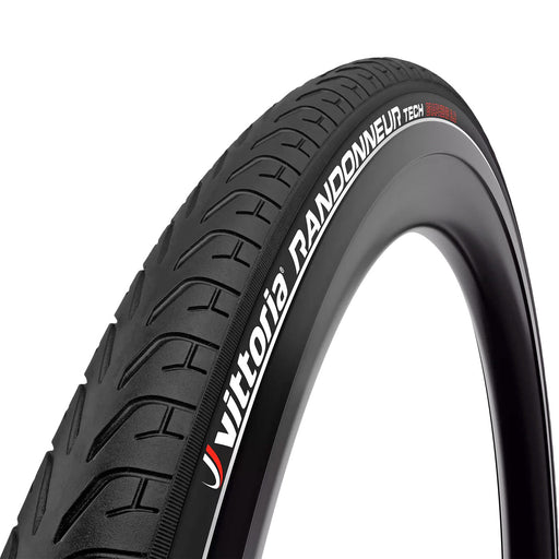Vittoria Randonneur Tech Tire - 700 x 32, Clincher, Wire, Black/Reflective, G2.0