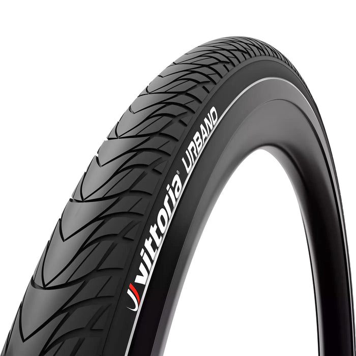 Vittoria Urbano Tire - 700 x 28, Clincher, Wire, Black/Reflective