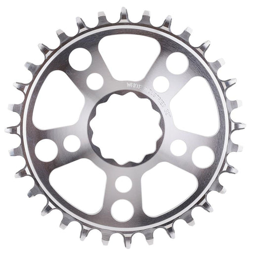 White Industries MR30 TSR 1x Chainring (0mm Offset) 32T, Silver