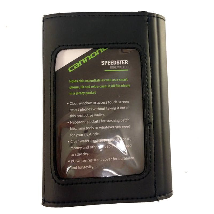Cannondale Speedster Ride Wallet Black - 3RW304MD/BLK