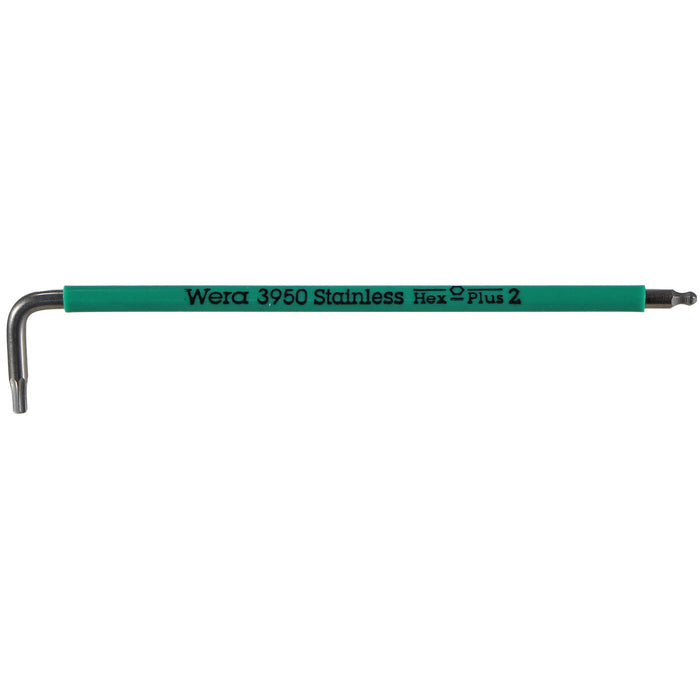 Wera Tool 3950 SPKL Multicolor Stainless L-Key, 2mm