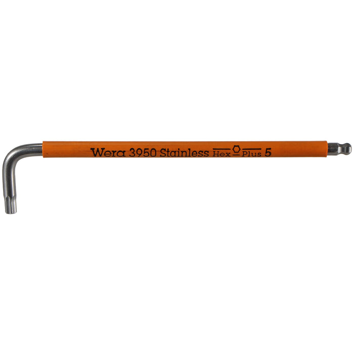 Wera Tool 3950 SPKL Multicolor Stainless L-Key, 5mm