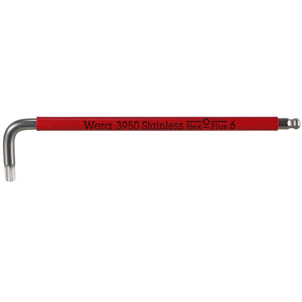 Wera Tool 3950 SPKL Multicolor Stainless L-Key, 6mm