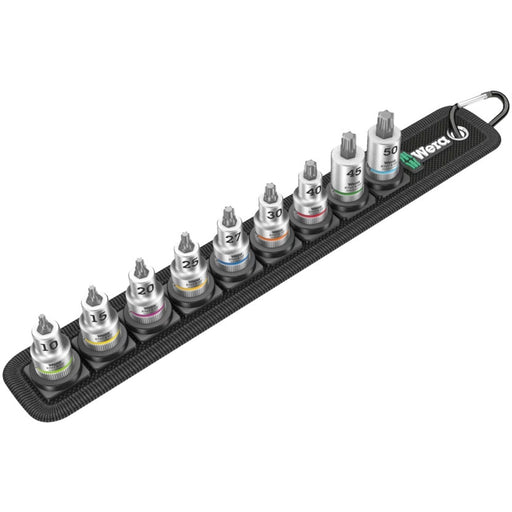 Wera Belt B 3 TORX HF Zyklop bit socket set with holding function - 3/8" drive, 9 pieces
