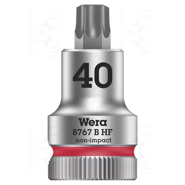 Wera Tool 8767 B HF Torx Zyklop 3/8" Drive Torx Bit Socket, T40