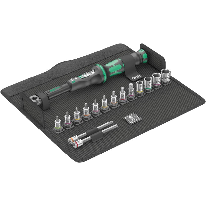 Wera Bicycle Set Torque 1 Torque Wrench Set - 16 piece