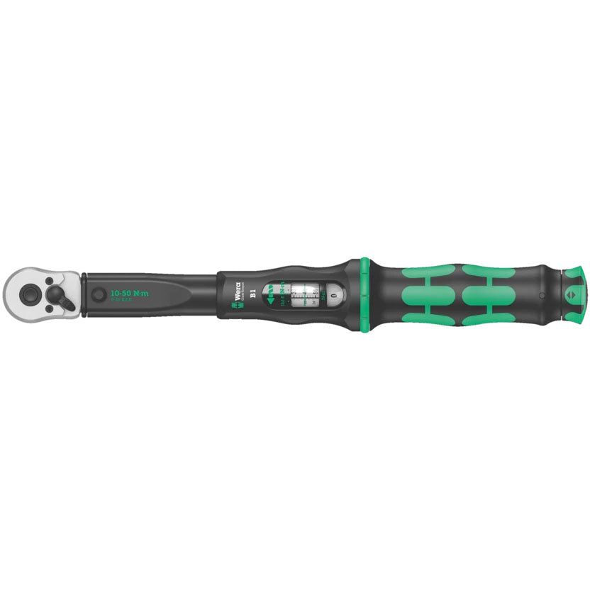 Wera Click-Torque B 1 Torque Wrench - with Reversible Ratchet, 3/8"