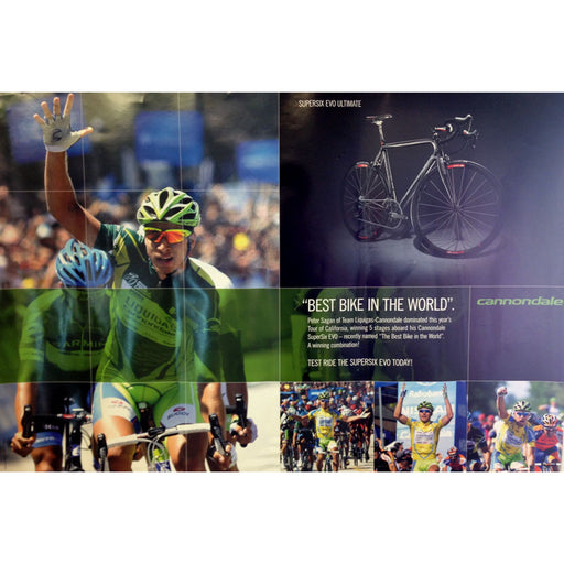 Cannondale Peter Sagan Tour of California 5 Wins Poster- 24inch x 36 inch