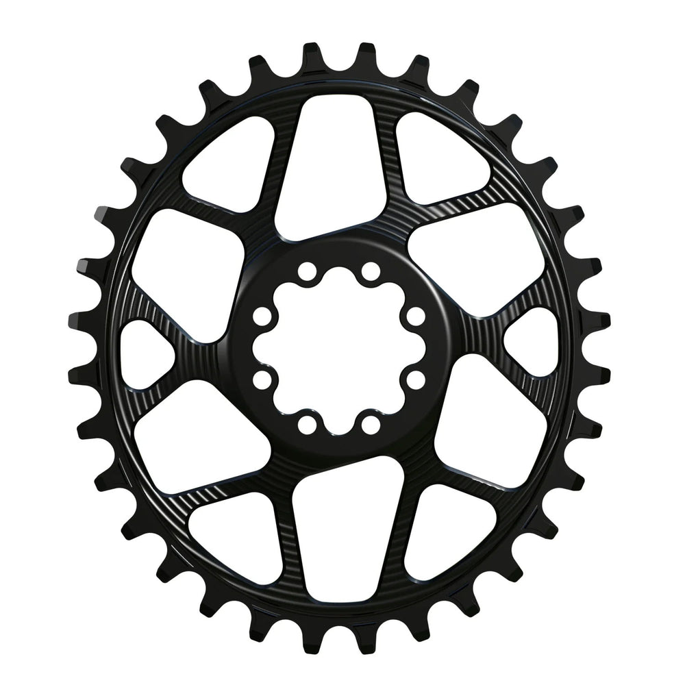 Works Components Oval Chainring, SRAM 8-Bolt, 32T, Boost 3mm, Blk