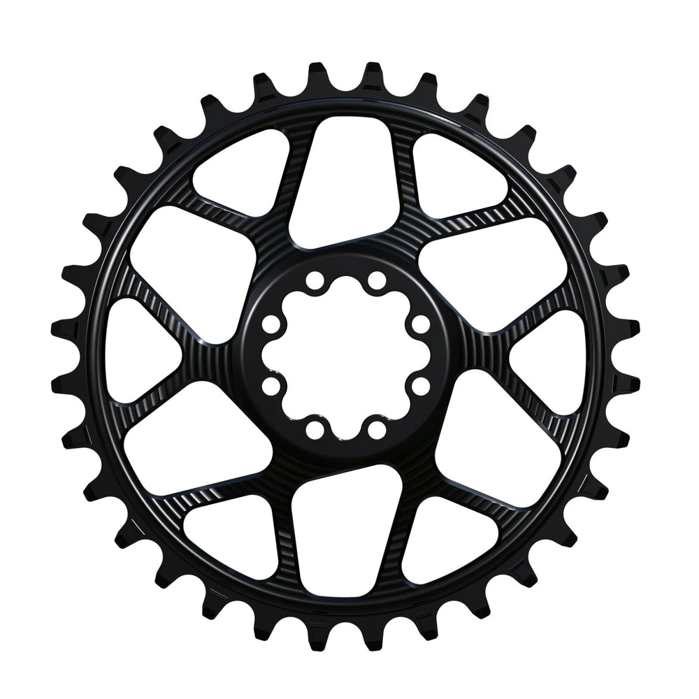 Works Components Round Chainring, SRAM 8-Bolt, 30T, Boost 3mm, Blk