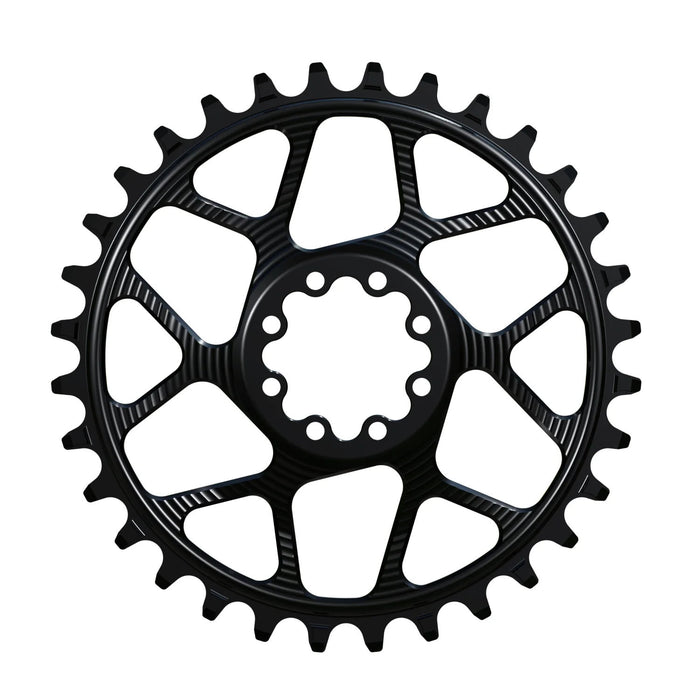 Works Components Round Chainring, SRAM 8-Bolt, 30T, Boost 3mm, Blk
