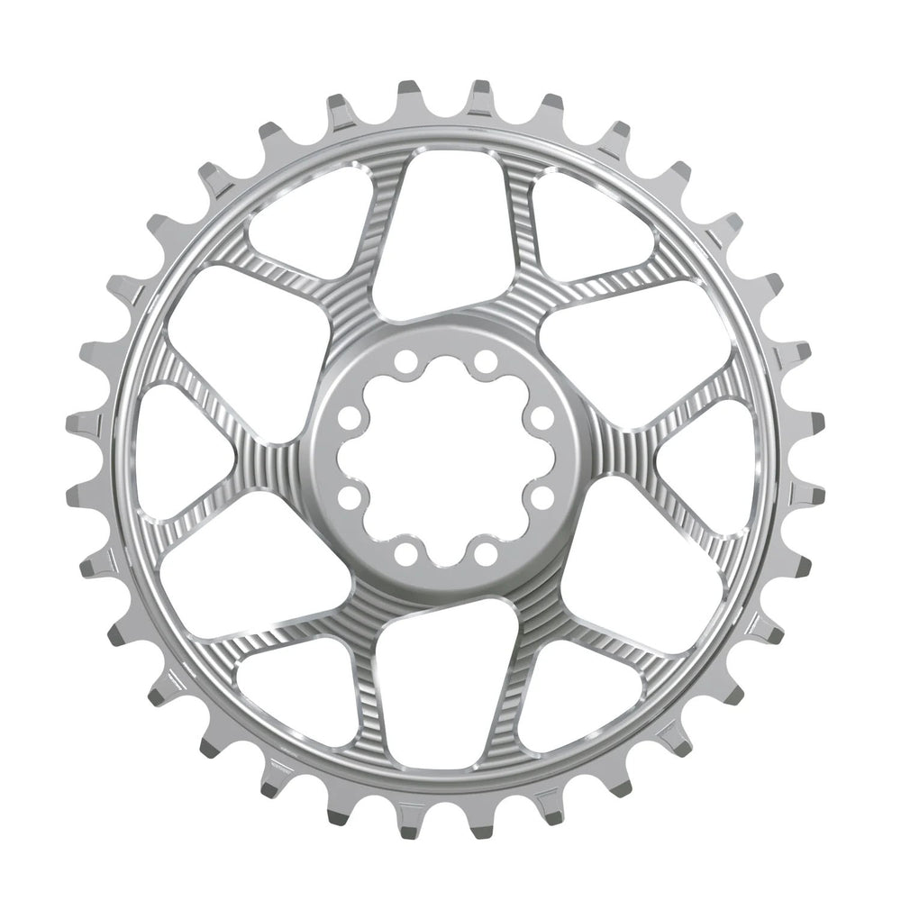Works Components Round Chainring, SRAM 8-Bolt, 30T, Boost 3mm, Slv