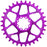 Works Components Round Chainring, SRAM 8-Bolt, 30T, Boost 3mm, Purple